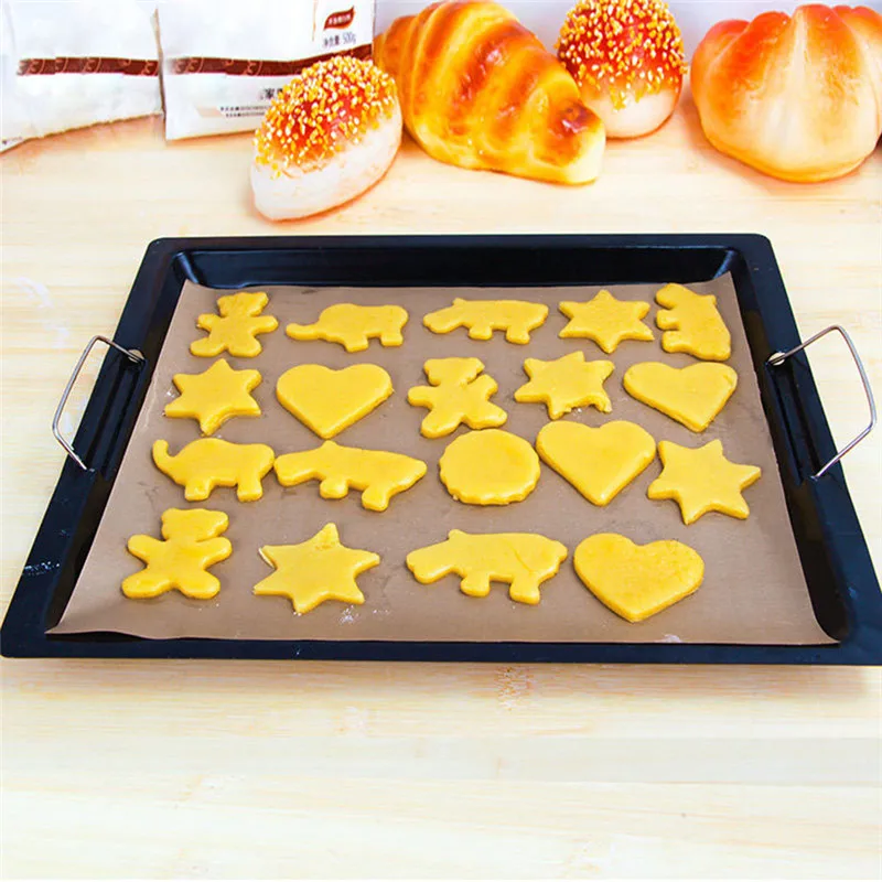 Reusable Non Stick Baking Paper Oven Pastry Baking Mat Liner Heat Resistant Easy Clean BBQ Grill Sheet Macarons silicone baking mat,parchment baking paper,bbq grill mat,oven liner