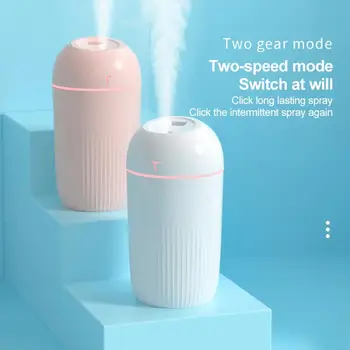 

1PC USB Mini Mute Humidifier Desktop Office Moisturizing Nano Fine Mist Maker Fogger 420ml Capacity Aroma Essential Oil Diffuser