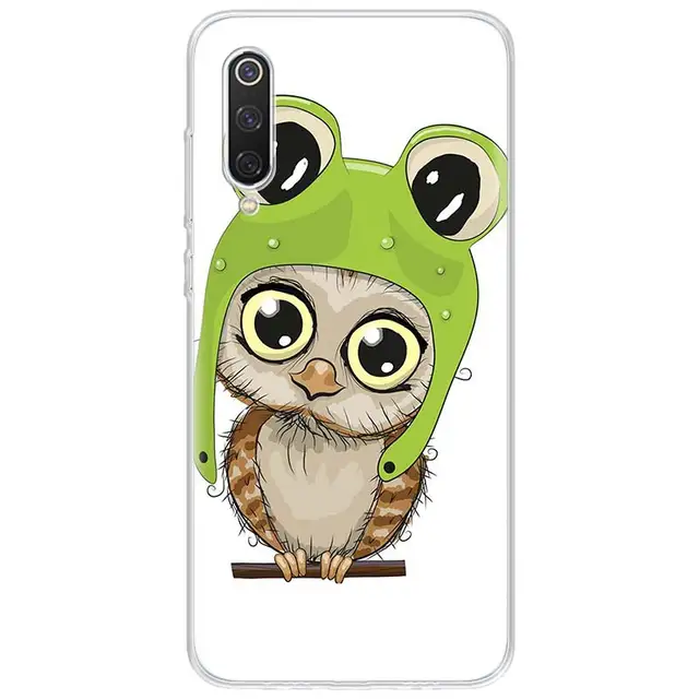 Baby Cute Owl Lover Cartoon Candy Winter Phone Case For Xiaomi Redmi Note 10S 9S 8T 11 10 9 8 Pro 9T 9A 9C 8A 7A 7 6 5 S2 Clear TB341-6