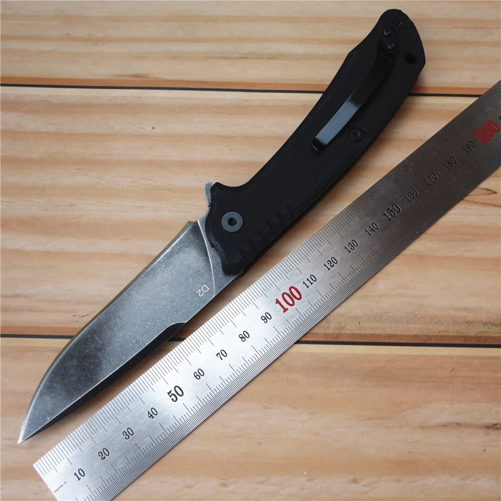 " FH11 60-61HRC Ножи карманные складные ножи D2 лезвие шарикоподшипник G10 Ручка Тактический Открытый Кемпинг полезный нож для выживания