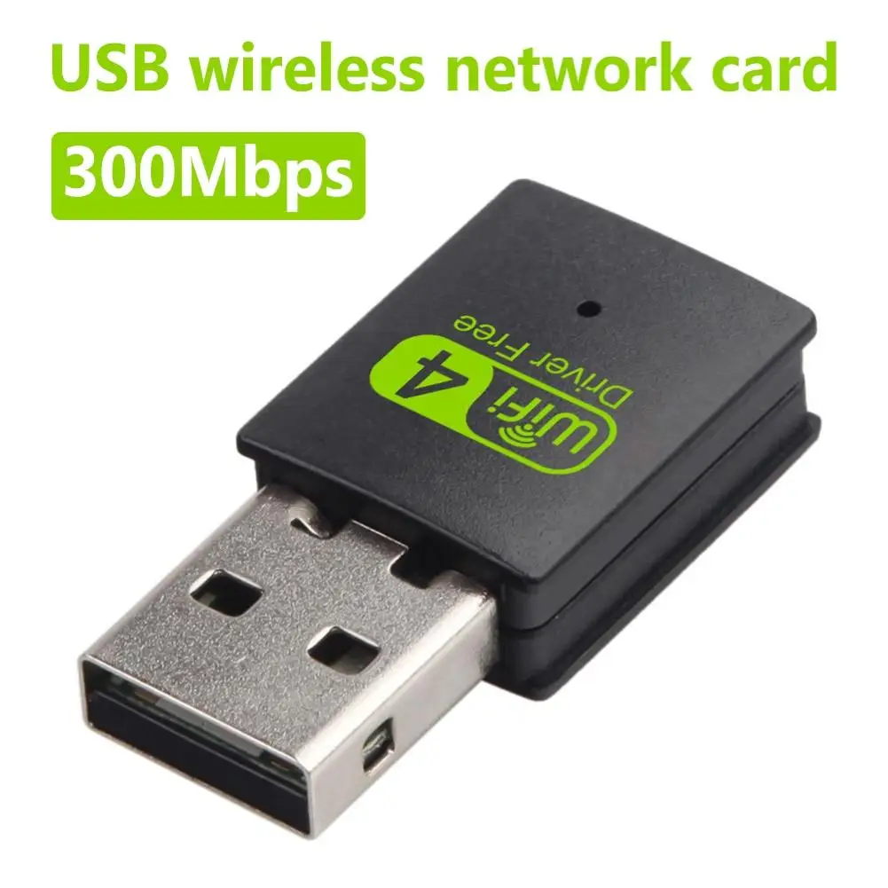 300 Мбит/с Бесплатный привод WiFi приемник USB беспроводная сетевая карта адаптер для