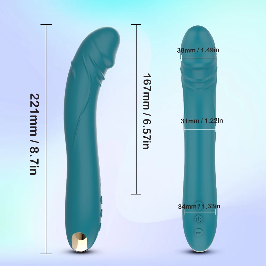 FLXUR Soft Dildo Vibrator for Women G Spot Vagina Massager Clitoris Stimulator Vibrators Female Masturbator Sex Toys for Woman 3