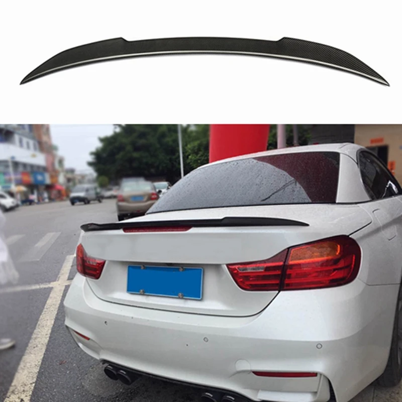 Задний спойлер на крышу из углеродного волокна в стиле CS крыло багажника для BMW F33