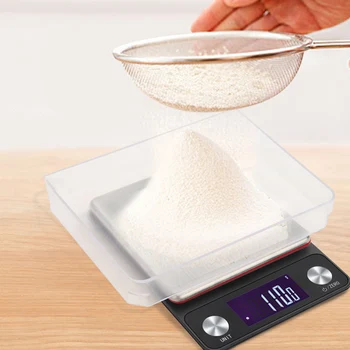 

Hot 3/5/10kg Digital Kitchen Scale Food Scale Multifunction Weight Scale High Accuracy Kitchen LED Electronic Scales for Baking