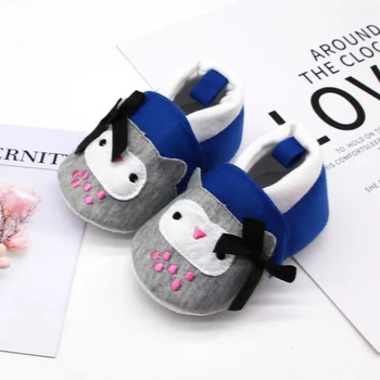 

Cute Baby Girls Shoes Princess Shoes Infant Toddler Crib Baby Kids First Walkers cotton Bow Soft Soled Anti-Slip Shoes