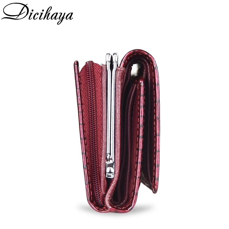 DICIHAYA NEW Genuine Leather Women's Wallet Alligator Short Hasp Zipper Wallet Ladies Clutch Bag Purse Female Luxury Coin Purses DICIHAYA NEW Genuine Leather Women's Wallet Alligator Short Hasp Zipper Wallet Ladies Clutch Bag Purse Female Luxury Coin Purses