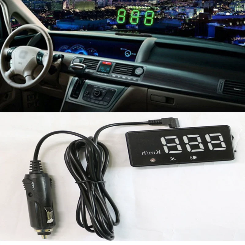  HBX67 Auto HUD 31 Screen GPS system Auto HUD-Up Display Überdrehzahl Warnung Windschutzscheibe Proj