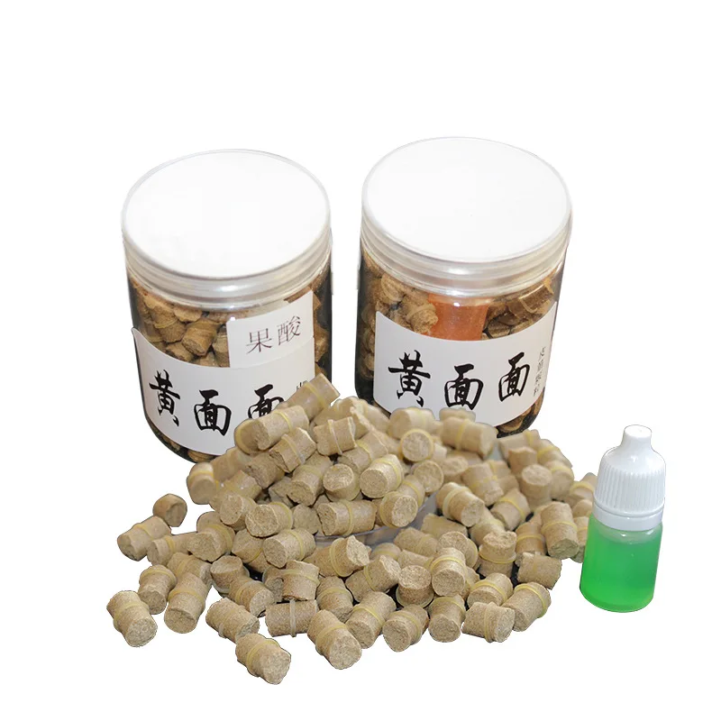 

Yellow Face Granule Flavor Tartaric Acid Baked Sweet Potato Hairband Granule Bait Fish Food Fishing Bait Fishing Gear