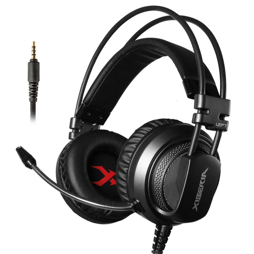 Игровые наушники V10 3,5 мм для мобильного телефона PS4, новинка, Xbox One, PC Gamer, проводная гарнитура с басами, головной телефон с микрофоном