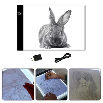 

Comic Drawing Tracing Stencil Board Touch Artist Table Plate USB LED A4 Paper LED Copy Pad Kids Writing Painting Graphics Tablet