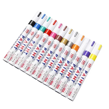 

12 Pcs Marker Pen High Temperature Resistant Safe Practical Students Supplies School Stationery Quick-Dry Pen for School