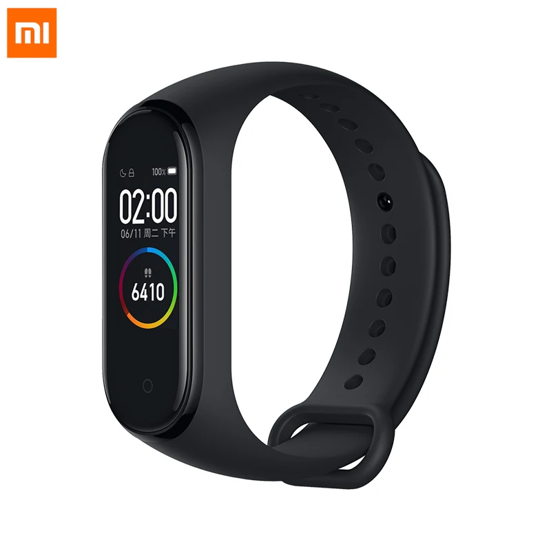 Xiaomi mi смарт-браслет 4 3 цвета AMOLED экран Band фитнес-браслет Bluetooth спортивный