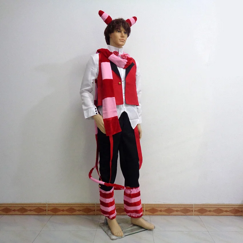 Black Butler Kuroshitsuji Grell Sutcliff Cos костюмы для хеллоуина наряд Косплэй костюм по индивидуальному заказу Любой Размер