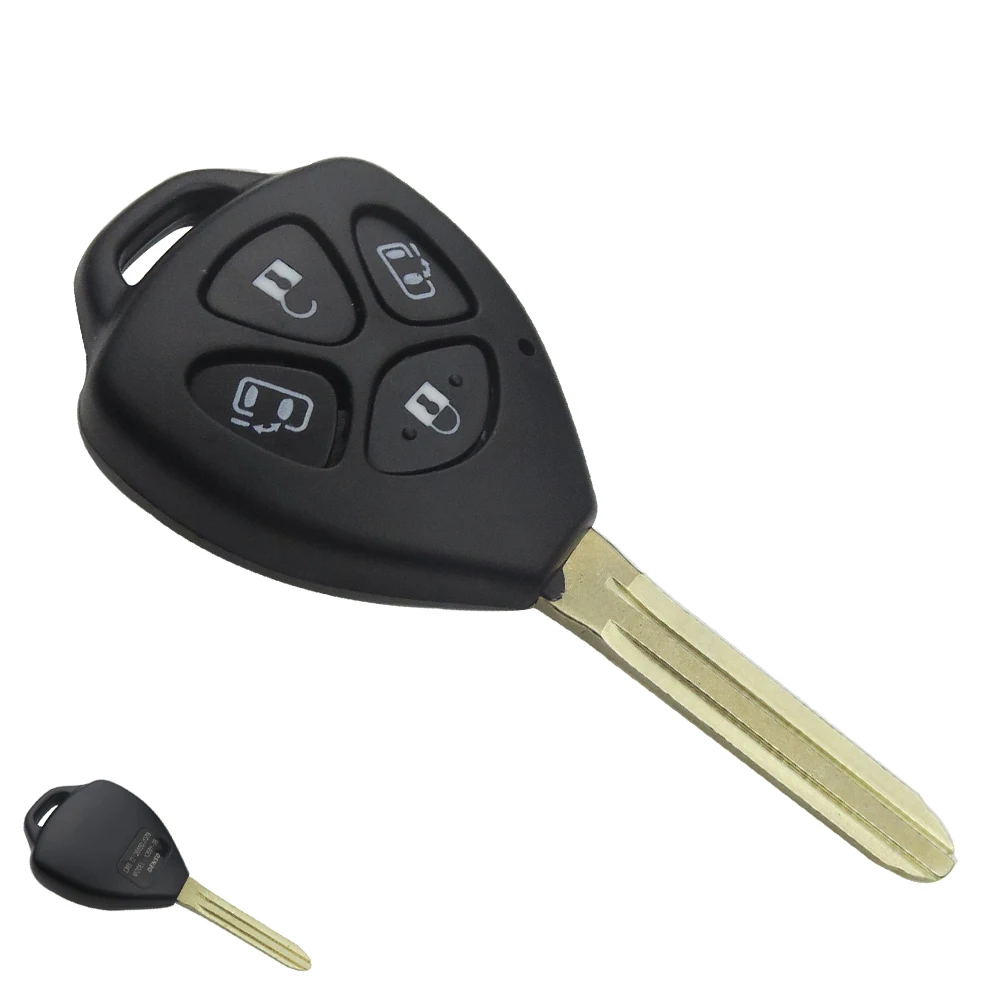 Okeytech дистанционный ключ 4 кнопки 314,3 МГц 4D67 чип с TOY43 лезвие FOB для Toyota Alphard 2005-2009
