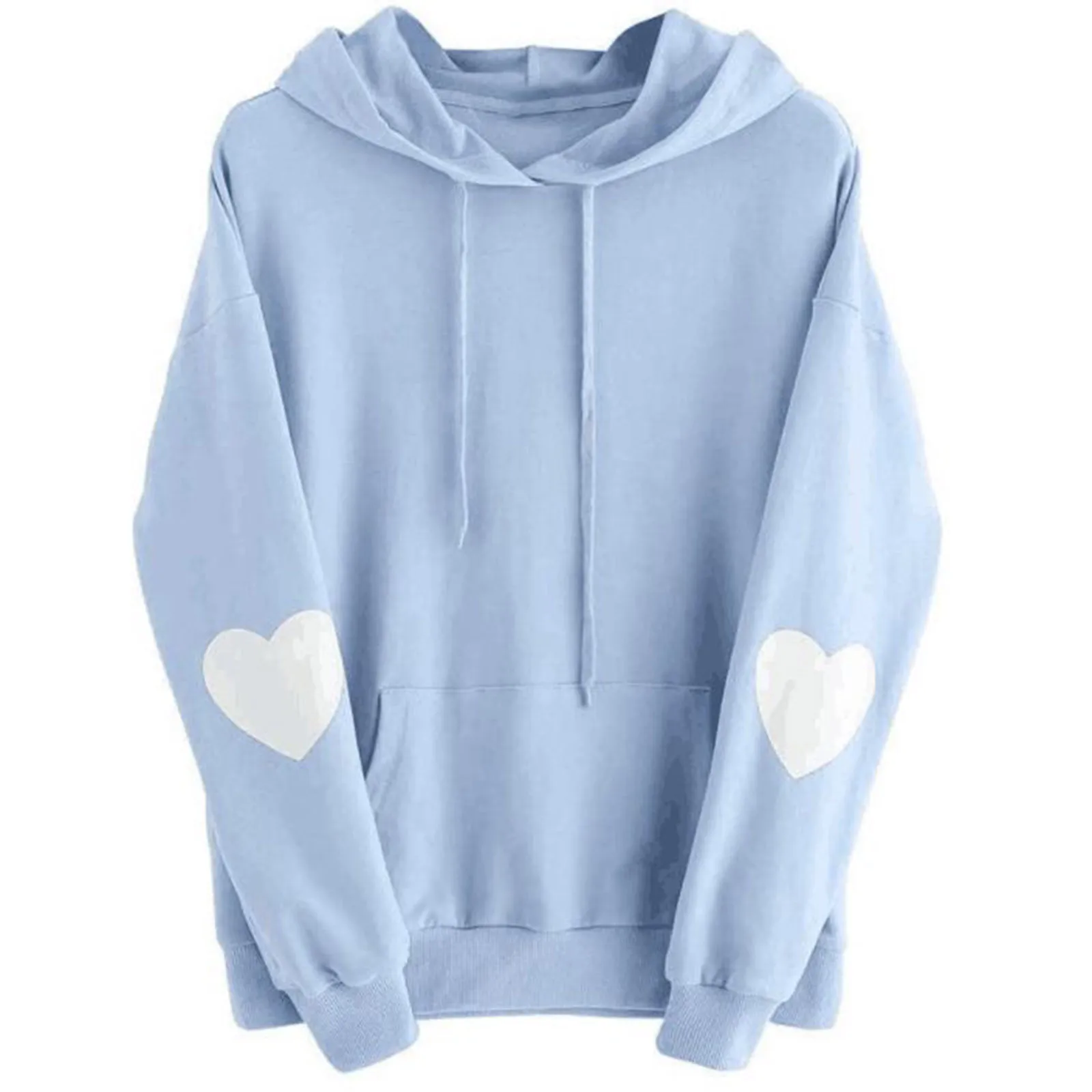Women Jacket Oversized Hoodies Autumn Winter Basic Long Sleeve Loose Pullover Tops Hooded Casual Warm Pocket Sweatshirts худи 2