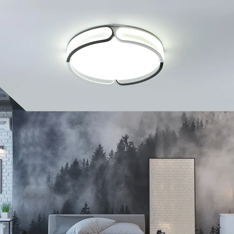

Modern Led Ceiling Lights For Living Room Study Room Bedroom Home Dec AC85-265V lamparas de techo Dimming LED Ceiling lamp