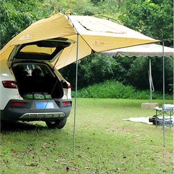 

Self-driving Tour Outdoor Camping Tent Folding Car ShelterAnti-UV Garden Fishing Waterproof Car Awning Tent Picnic Sun Shelter