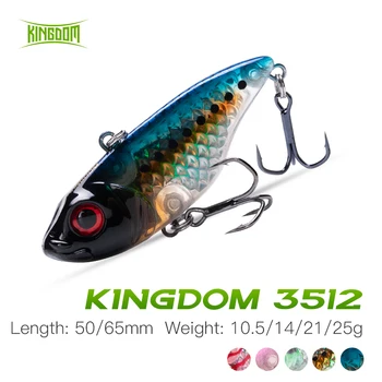 

Kingdom VIB Sinking Fishing Lure 50mm 65mm Lipless Lead Inside Artificial Hard Plastic Crankbait For Peche Pike Trolling Pesca