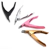 Stainless Steel Art Nail Clipper Professional Cutter UV Gel False Nail Tips Edge Cutters U One Word Clippers Nails Manicure Tool 1