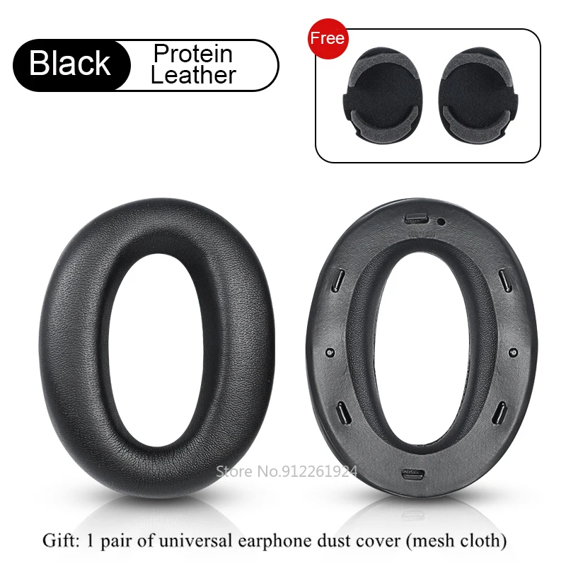 Replacement Leather Earpads for Sony WH-1000XM4 1000XM3 MDR-1000X MDR-1000XM2 1000XM2 Headphone
