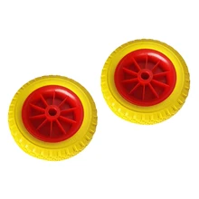 1 пара 20,32 см 19,4 мм прочная прокалывающаяся резиновая шина на красное колесо для Каяка тележка Лодочный Прицеп