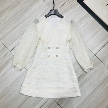 

2020 Women Dresses Spring Fashion V Neck Dress