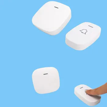 

A3 Indoor Digital Wireless Mp3 Doorbell Remote 1 In 1 Remote Control Pager Smart Wireless Doorbell Old Man
