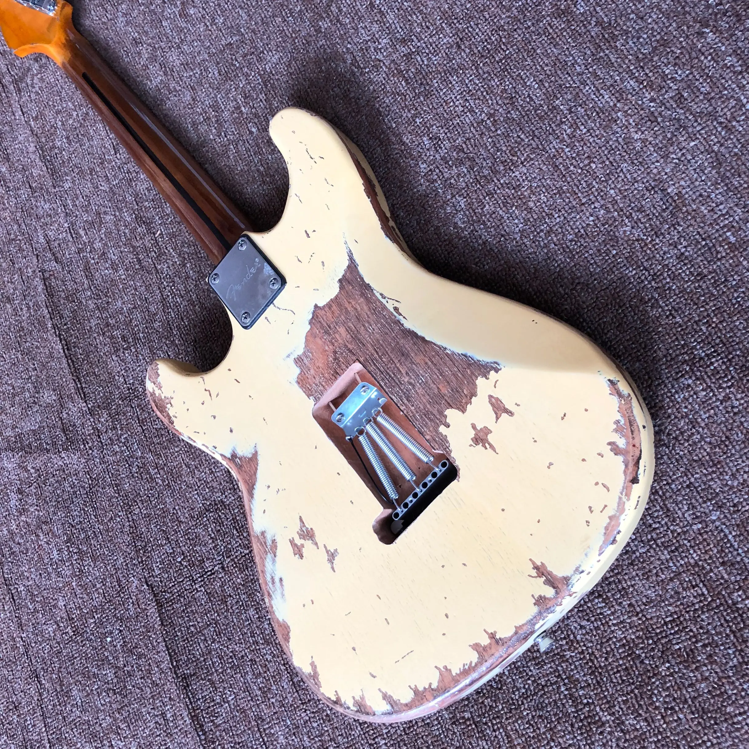 Электрогитара, ручной работы 6 струн клен гриф, высокое качество пикапы gitaar, relics by hands guitar ra