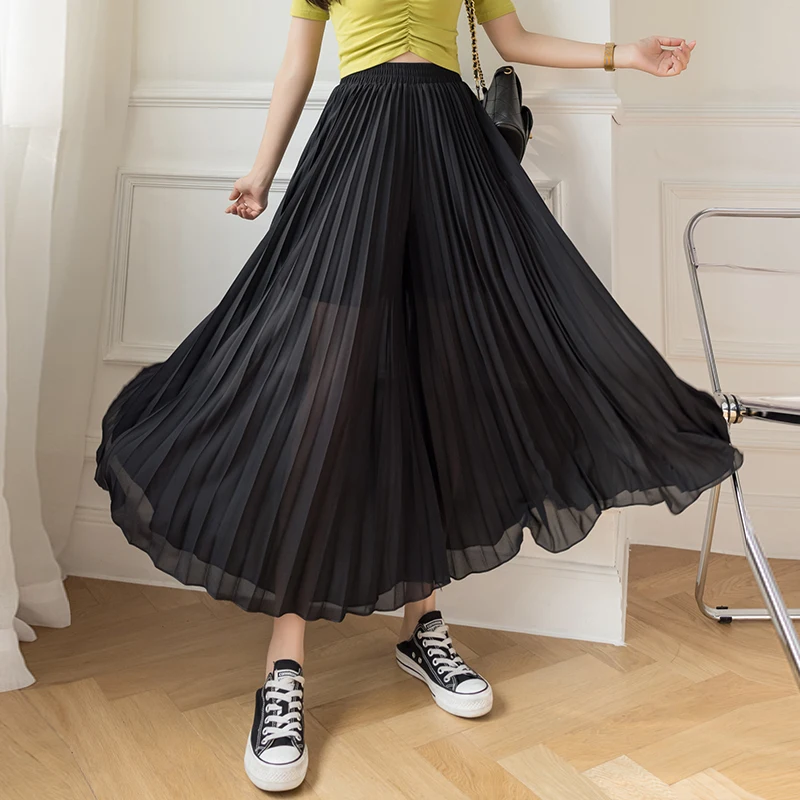 Primavera calças femininas calças impressas casual cintura elástica  pantalon palazzo feminino cordão nabo mais tamanho grande coreano -  AliExpress