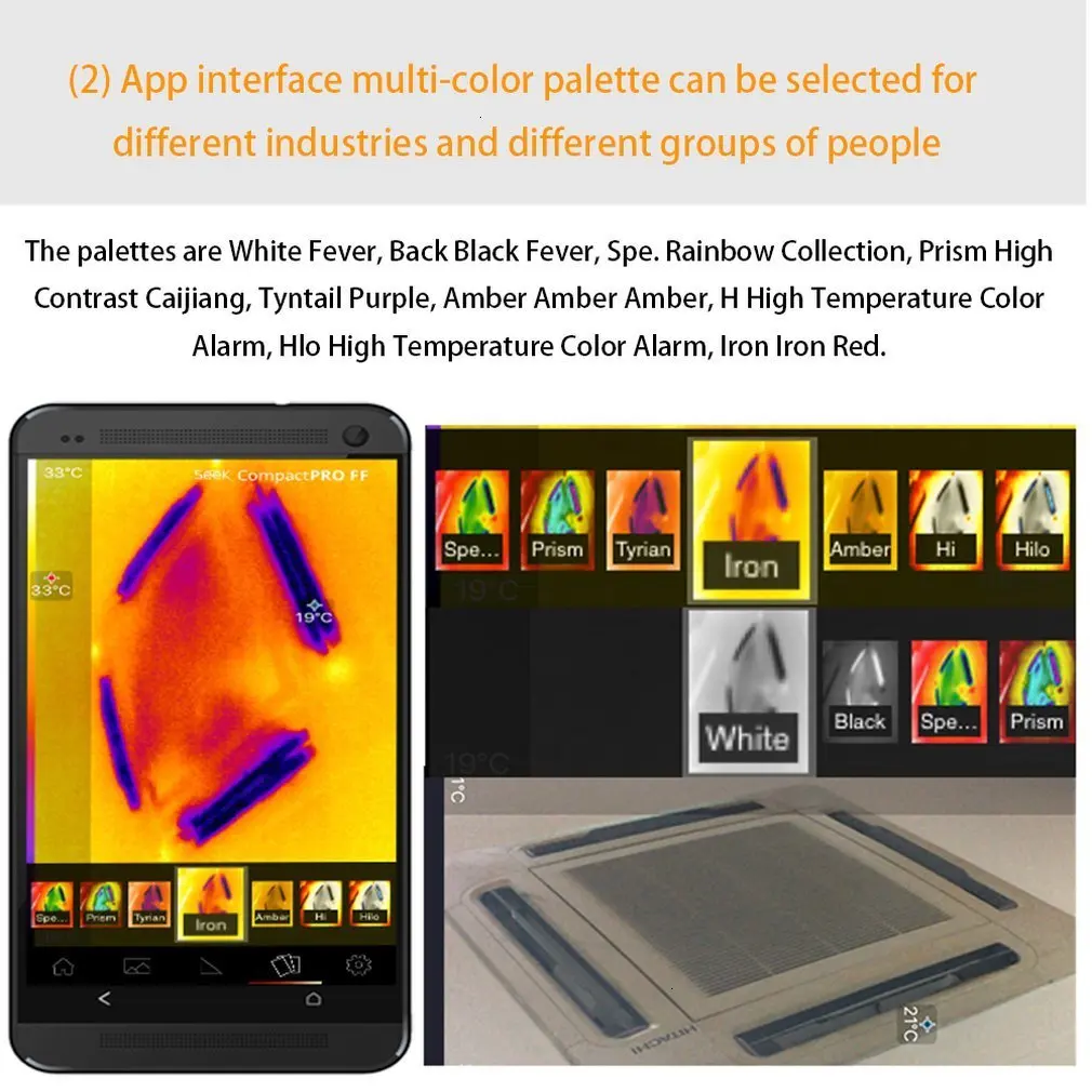 Мобильный телефон Seek тепловая камера Инфракрасный Imager Termometro термометр цифровой Weerstation поддержка видео фотографии для Android