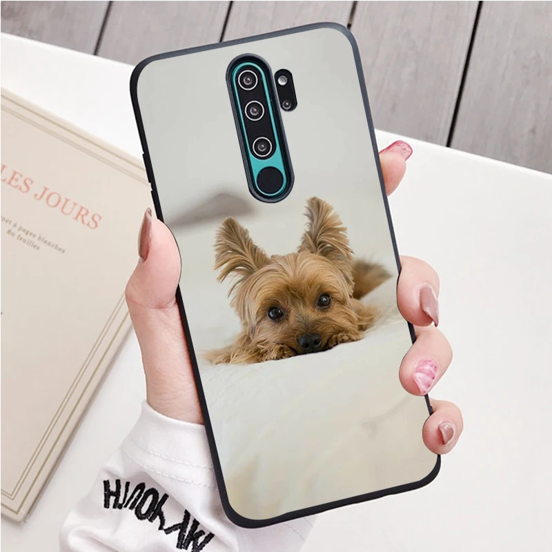 yorkshire terrier dog black Silicone Phone Case For Redmi note 9 8 7 Pro S 8T 7A Cover