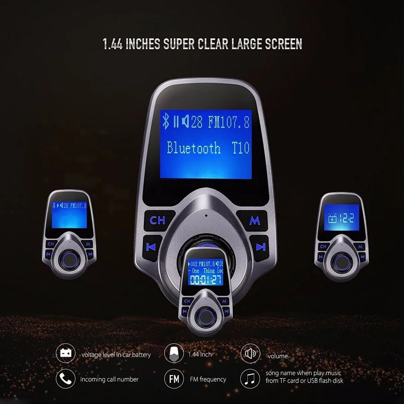 Bluetooth fm-передатчик беспроводные радио адаптеры Handsfree USB зарядное устройство автомобильные комплекты