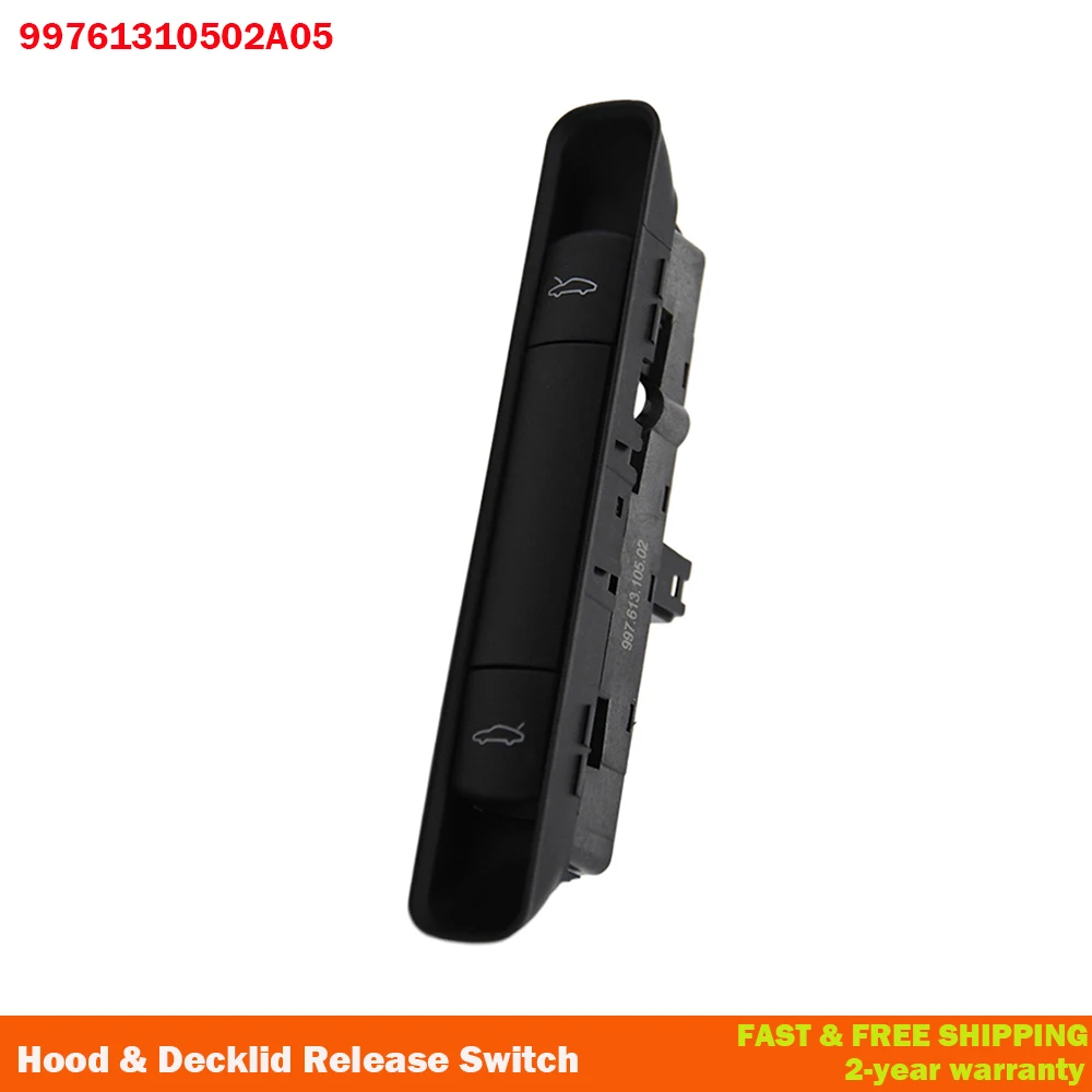 Car Hood And Trunk Lid Release Switch For Porsche 911 987 997 Boxster