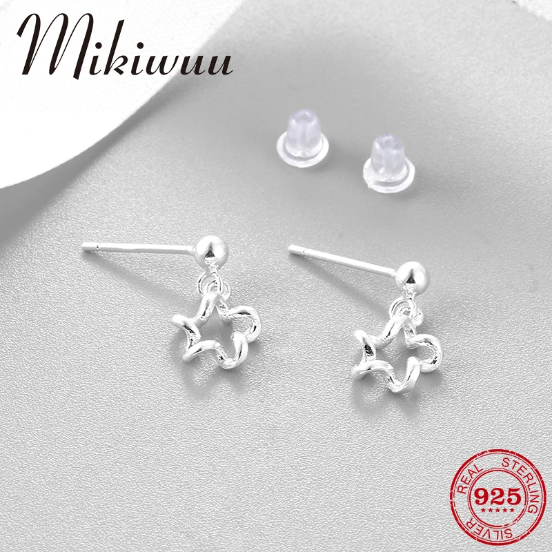 

Hot Earrings For Women Openwork 925 Sterling Silver Beautiful Star Drop Earrings Women Gift Jewelry
