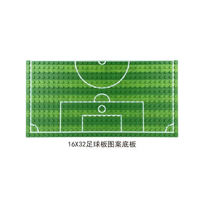 

Legoing Baseplate 16*32 Football Base Plate Kids Court Baseplate Building Blocks Bricks Legoing City Compatible Legoings Figures