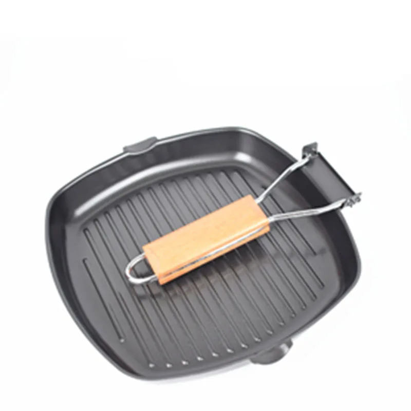 Steak Pot Striped Pan Frying Pan Fried Steak Special Pot Non-stick Pan Gas Cooker Cookware Pots and Pans Cooking Pot Kitchen Pot