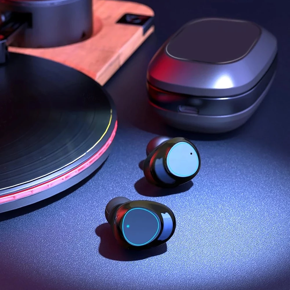 TWS 5,0 Bluetooth наушники тяжелый бас 6D стерео HiFi Звук светодиодный дисплей беспроводные гарнитуры IPX7 водонепроницаемые беспроводные наушники