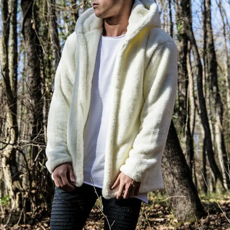 Winter Men Teddy Bear Oversized Coat 