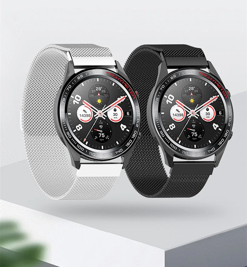 22 мм ремешок для часов samsung gear s3 frontier huawei Watch gt 20 мм ремешок для часов Миланская петля браслет Galaxy watch 46 мм активный 2