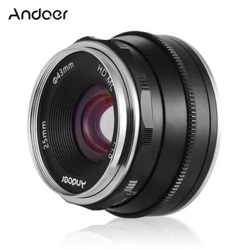 

Andoer 25mm F1.8 Manual Focus camera Lens Large Aperture Photography for Fujifilm FX-Mount Mirrorless Canon EOS Olympus Camera