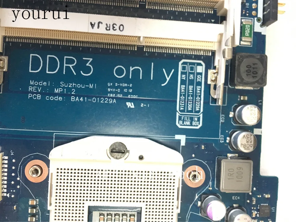 Yourui для samsung R480 NP-R480 Тетрадь ПК Noteboard BA41-01229A BA92-06357A BA92-06357B DDR3 полностью протестирована