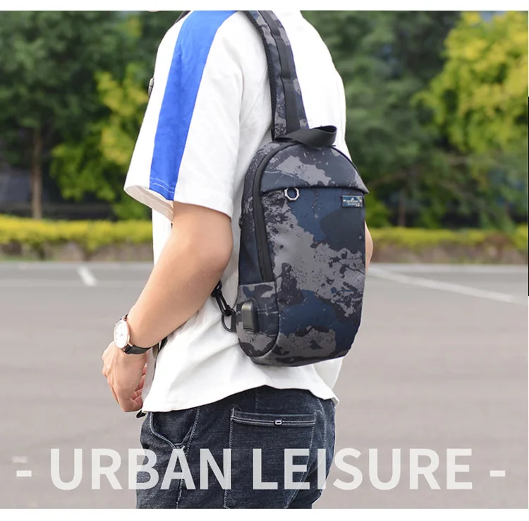 Спорт на открытом воздухе Грудь сумка на плечо Кемпинг Туризм альпинистская сумка утилита путешествия, треккинг сплошной цвет/Камуфляж