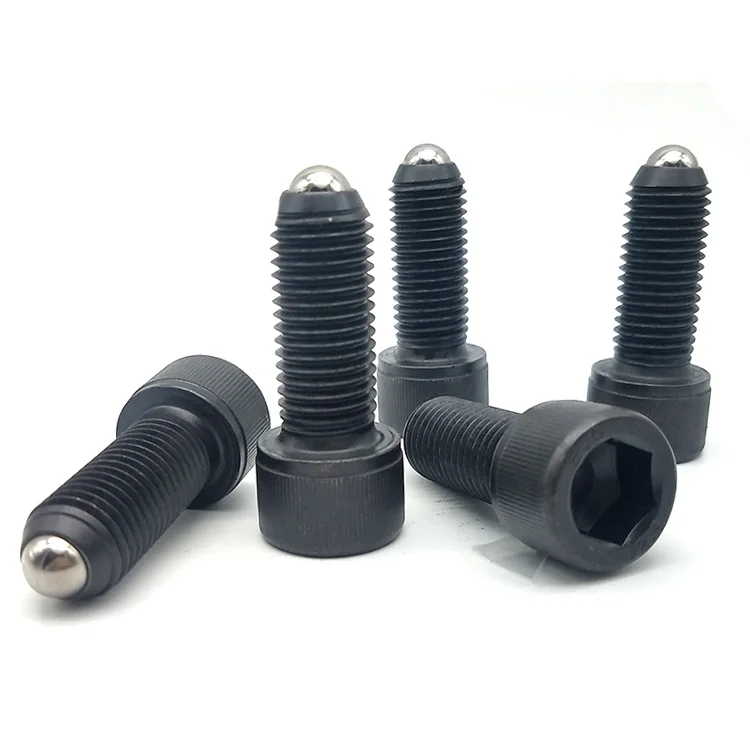 2pcs M5 Allen cup head bead positioning screws cylinder type knurled