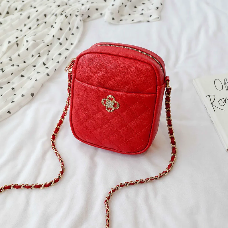 

new bags for women 2019 Casual Mini Portable Single-shoulder Bag PU Leather Phone Coin Bag new trend Handbag Crossbody Bag