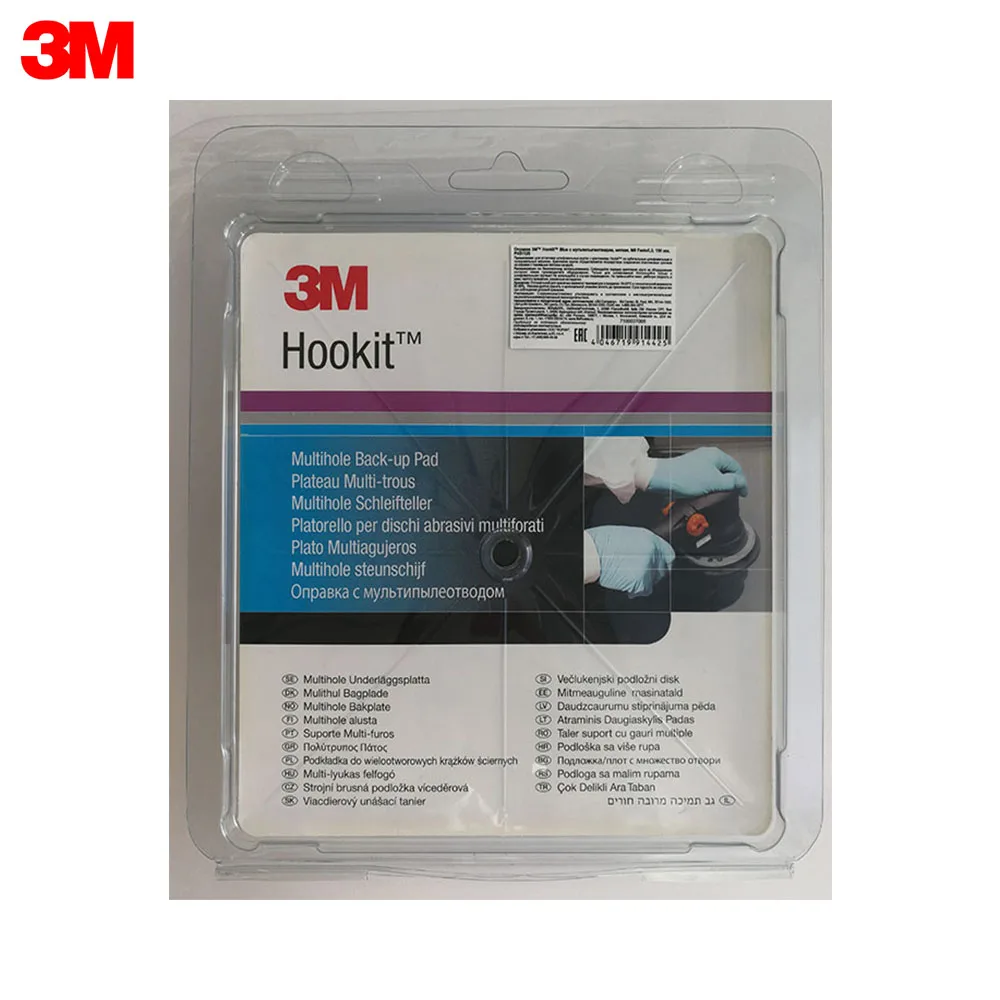 3M Оправка Hookit Blue мягкая М8 Festo/L3 150 мм с мультипылеотводом 51125|Детали инструментов| |