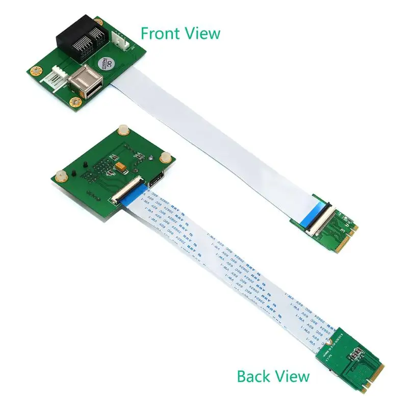 M.2 ключ PCI-E Mini Card 1X адаптер легкость и Порты и разъёмы способность нет места занимают переходная карта с 4 Pin Мощность Порты и разъёмы FPC плоский разъем кабеля