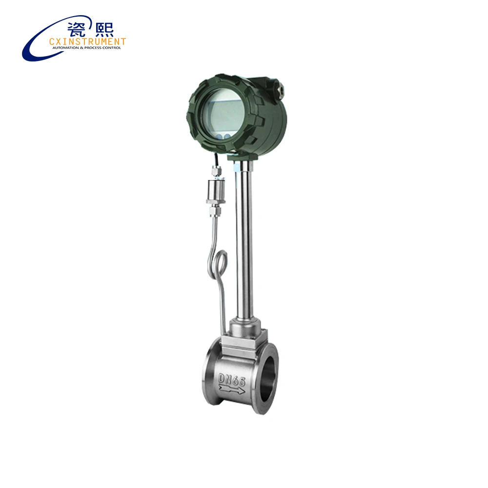 Вихревой расходомер для пара DN32 15 140 м3/ч с ЖК дисплеем|vortex flowmeter|flowmeter vortexsteam flowmeter |