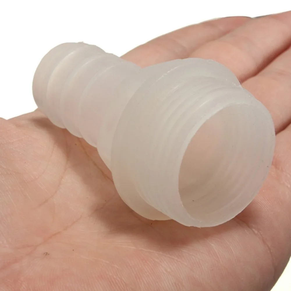 19mm 3/4 inch Plastic Thru Hull Skin Fitting Connector Bilge Pump Boat Yacht Repair Kit Durable Resistant
