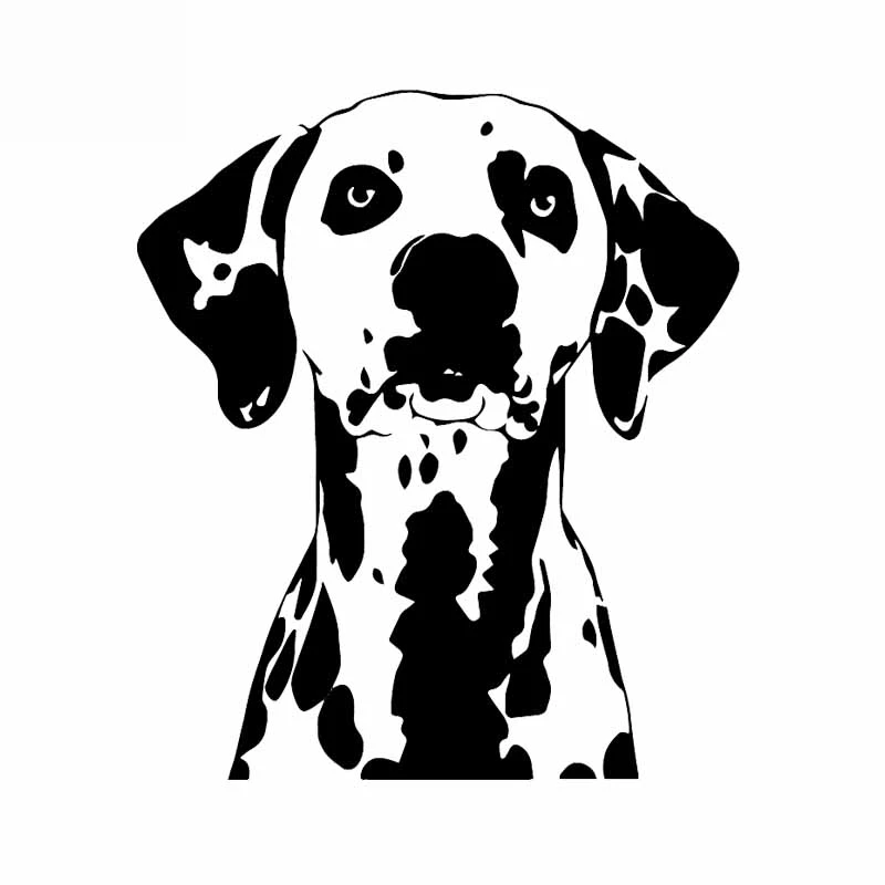 Dawasaru Dog Animal Pet Dalmatians Car Sticker Waterproof Personalized Decal Laptop Suitcase Truck Motorcycle Auto PVC 16cm*14cm |