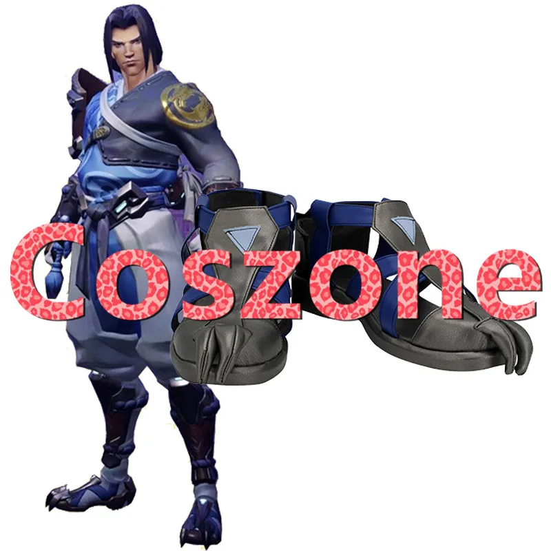 Обувь для косплея OW симада хензо ботинки Хэллоуина карнавала костюма аксессуары